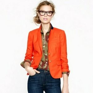 J. Crew Vibrant Orange Women's Blazer